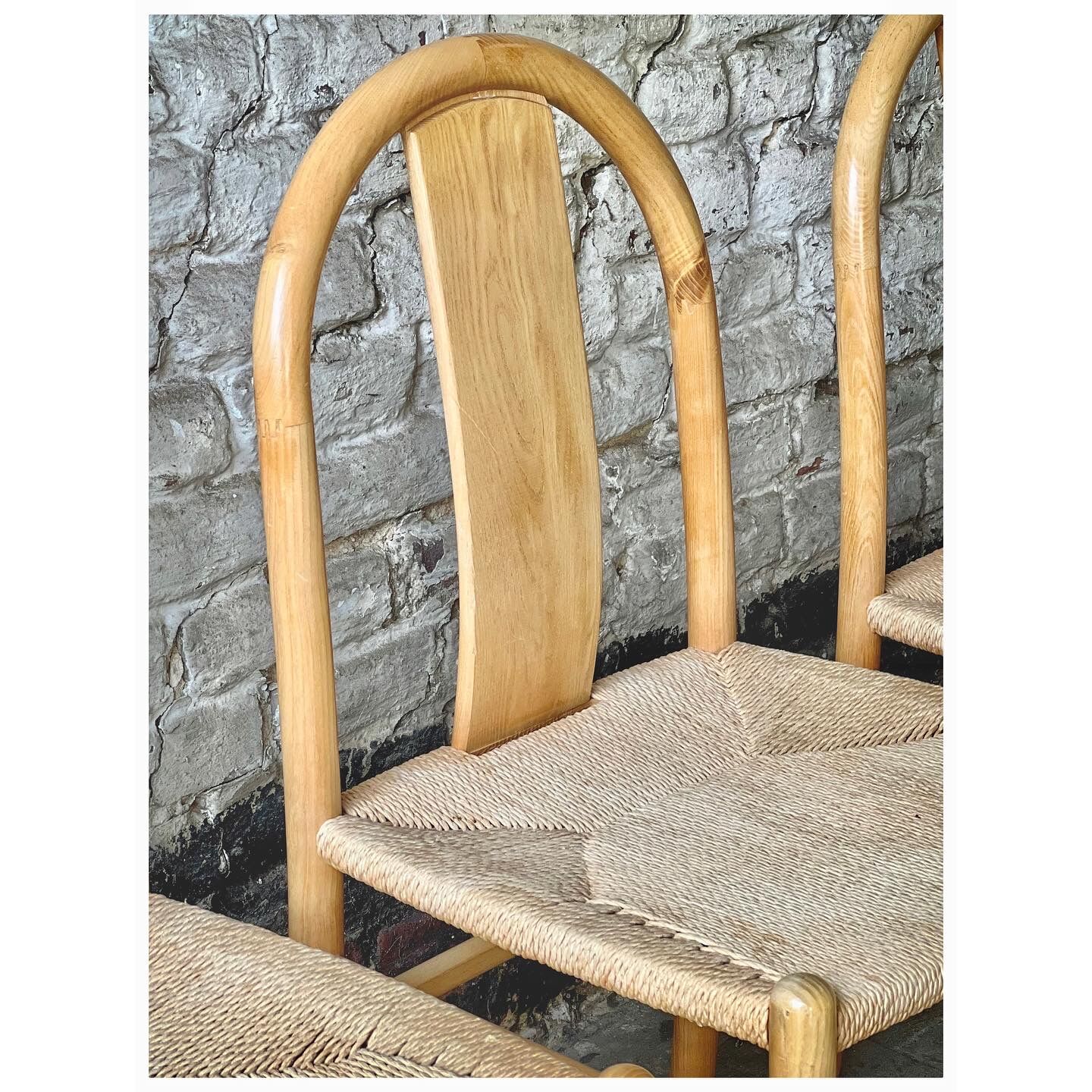 'Thalia' chairs by annig sarian for tisettanta, italy 1980s, set of 6