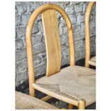 'Thalia' chairs by annig sarian for tisettanta, italy 1980s, set of 6