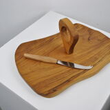 Walnut cheese platter 1970