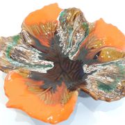 Grand plat feuille style vallauris/vintage