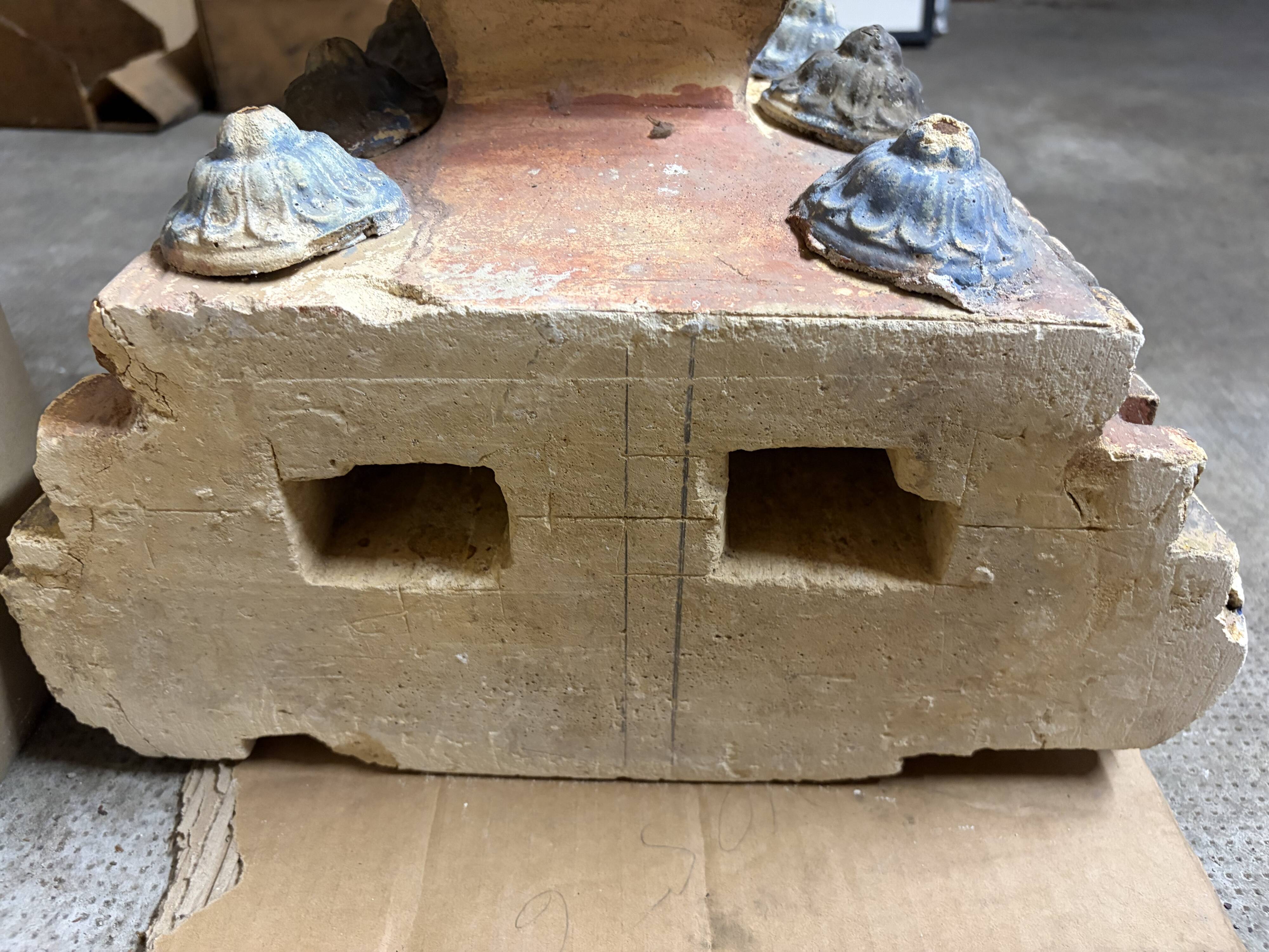 Wall console stonework