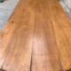 Old oval bistro table in solid wood light tint Dimensions 220 cm x 88 cm