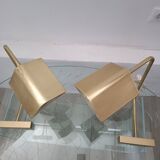 Articulated brass lamps France 1960s