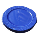 Lot 4 blue "Fish" plates
