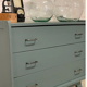 Commode scandinave grise 1970