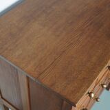 Dutch Oak Apothecary / Filing Cabinet, 1930s