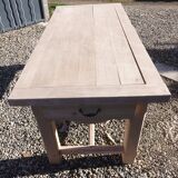 Farmhouse table with drawers