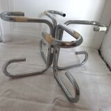 White marble coffee table from the 70s