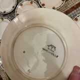 Set of Badonvillers art deco plates