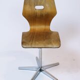 Swiss made height adjustable childrens school chair by Embru, 1960