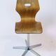 Swiss made height adjustable childrens school chair by Embru, 1960