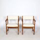 Paire de fauteuils scandinaves années 60