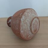 Terracotta amphora vase