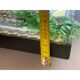 Italian Contemporary Murano Glass Mirror with Green Floral Accents Elegant