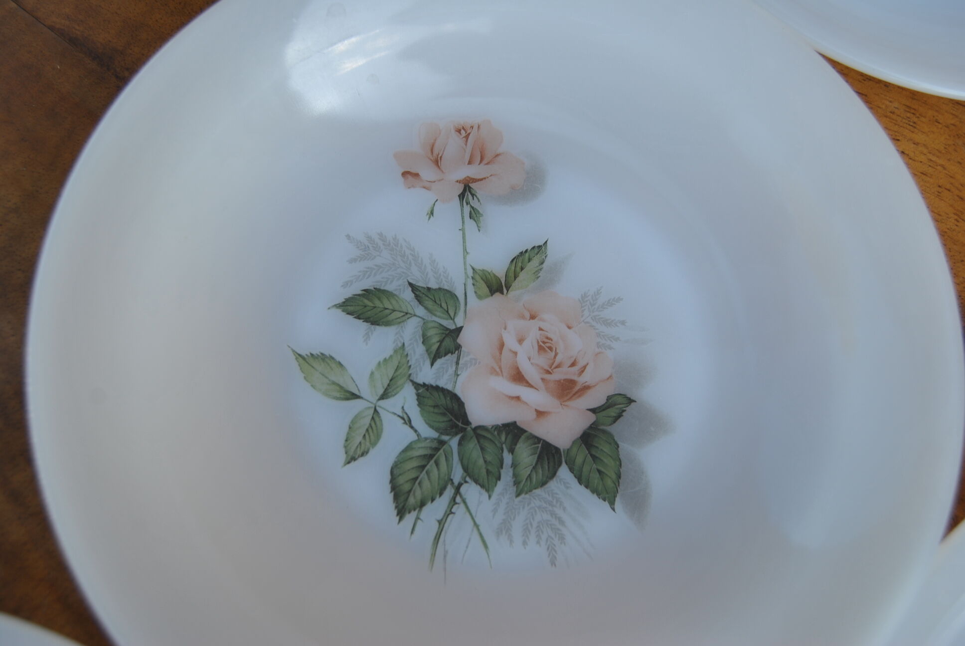 Set of 6 plates in arcopal 70