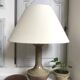 Pair of sandstone lamp