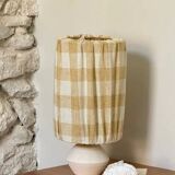 Pitchoun to pose - yellow with squares - chamotte stoneware