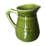 Ceramic green pitcher
