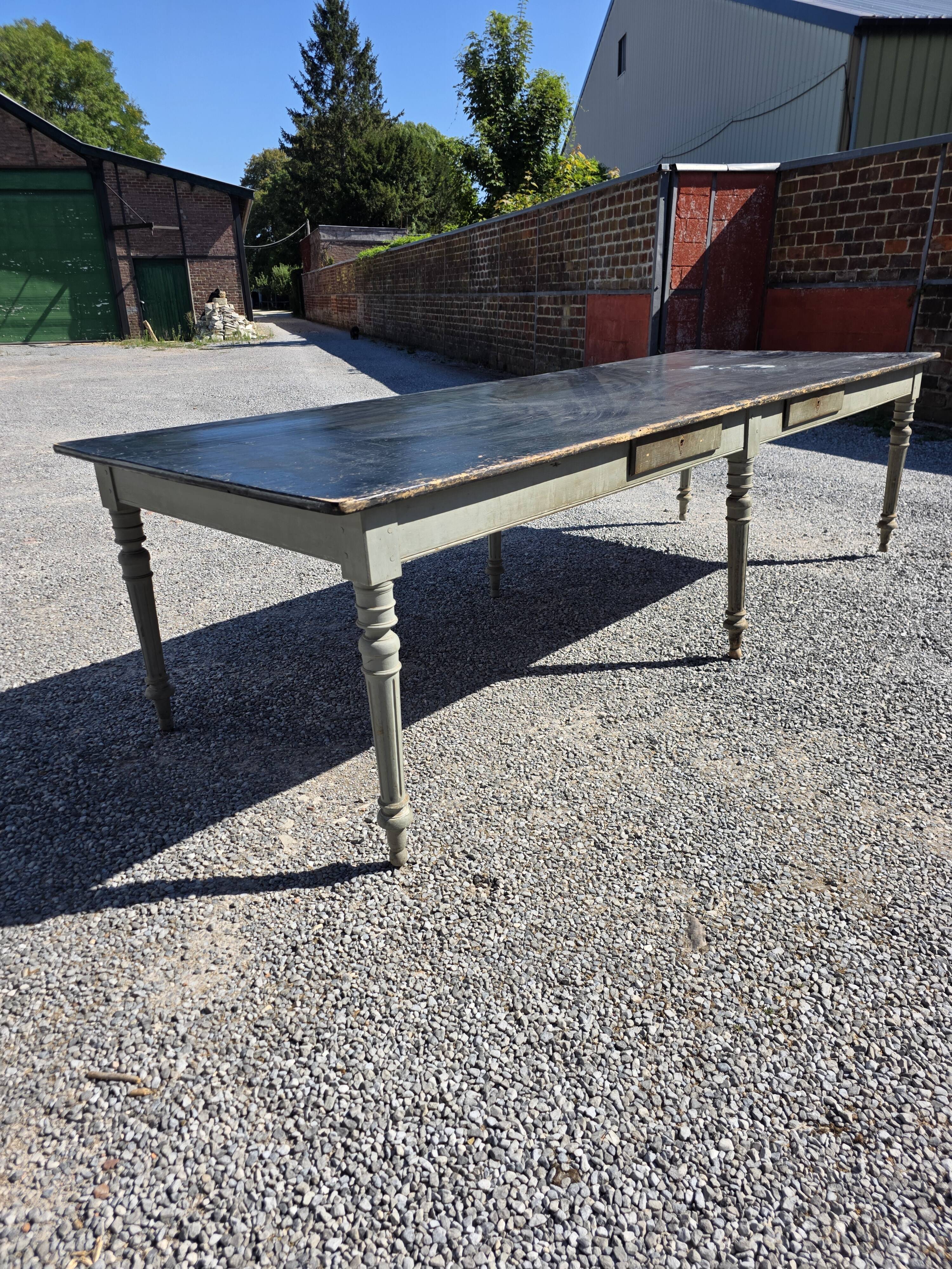 Old farmhouse table, 300 × 108cm