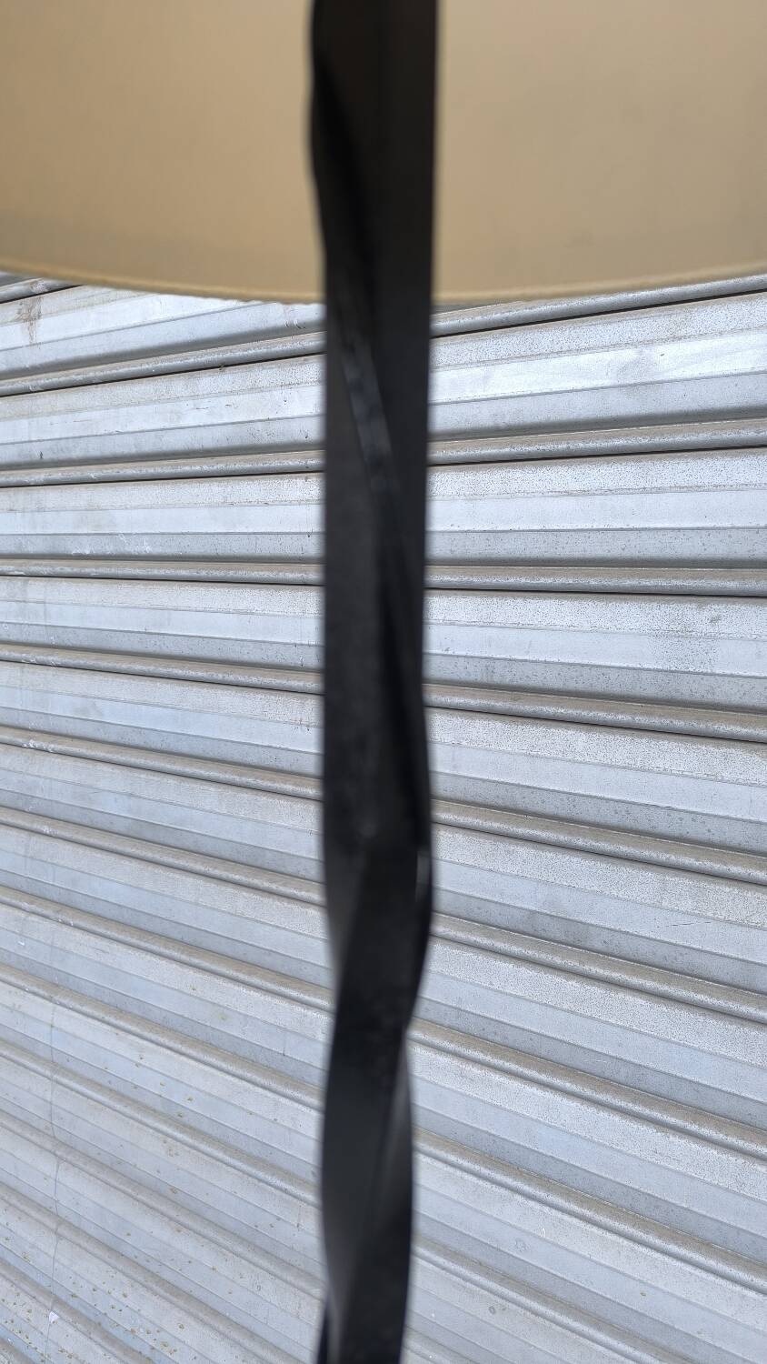 Wrought iron floor lamp from the 60s