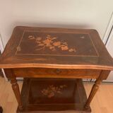 Pretty marquetry side table