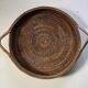XXL woven rattan tray diameter 46 cm