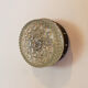Vintage round glass wall lamp