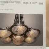Art-deco chandelier