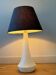 opaline and brass lamp - Sweden 60s/70s