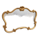 Large antique gilded mirror in Louis XV / rococo style.