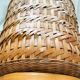 Cache pot en osier vintage