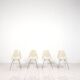 Ensemble de 4 chaises Eames en fibre de verre avec base en H pour Fehlbaum par Herman Miller