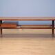 Danish coffee table with drawer in teak, 1960s