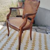 Louis XV caned armchair