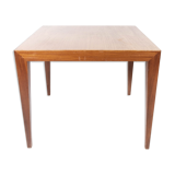 Side table in teak of Danish design manufactured by Haslev Furniture in the 1960s
