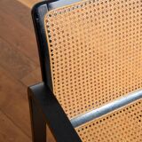 Wooden armchair and canning 60/70s