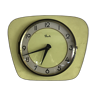 Horloge vintage flash formica jaune