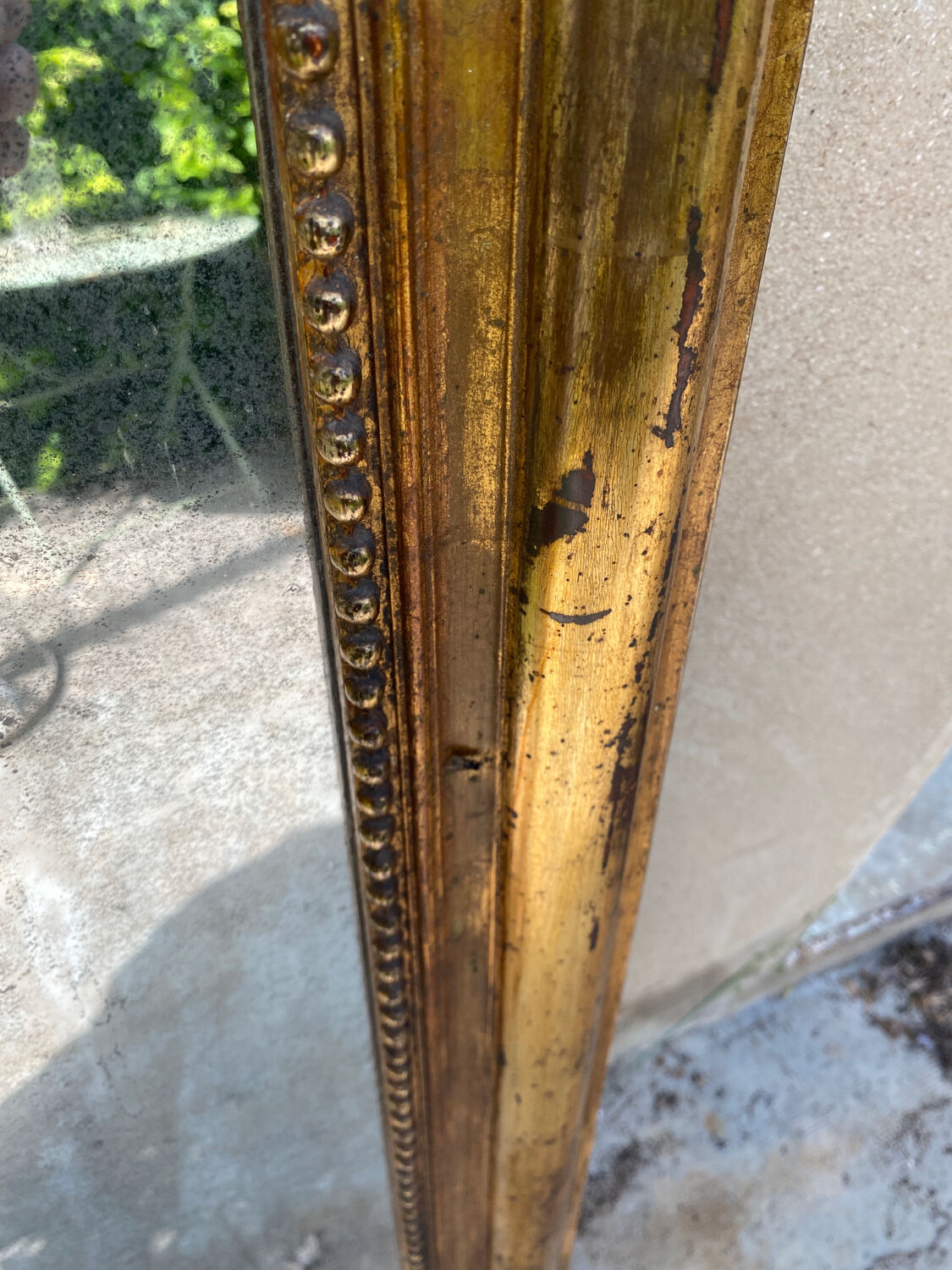 Louis Philippe mirror gilded 141x86