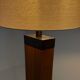 Lampe de sol en teck des années 50 italienne