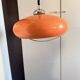 Suspension Space Age orange attribuée à Dijkstra Lampen