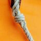 Echelle de bateau vintage bois et cordage