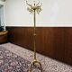 Classic brass coat rack