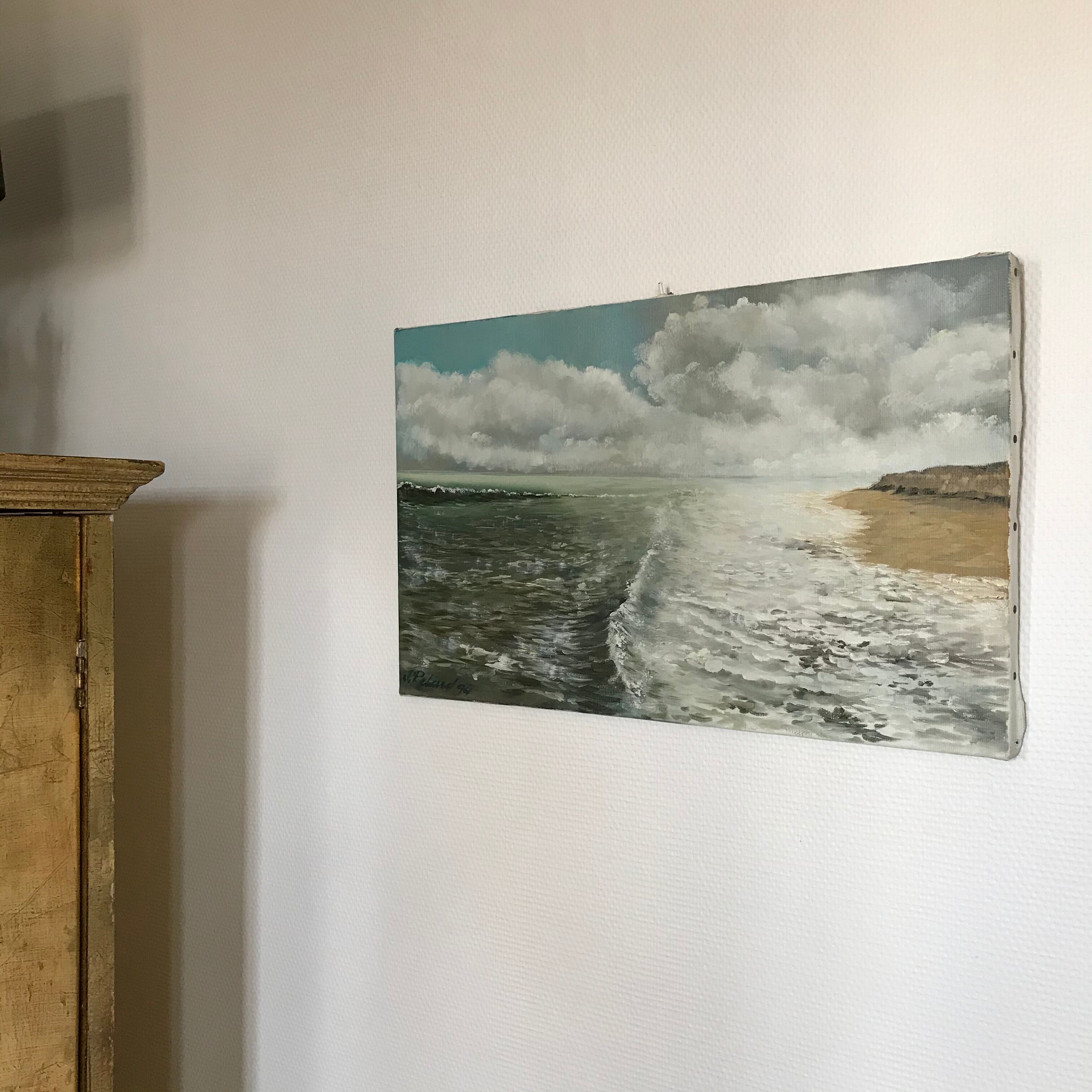 Painting sea and beach