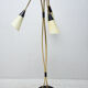 Mid century adjustable gooseneck floor lamp, Brussels period, 1960´s