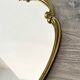 Vintage and rare gilt brass medallion/oblong/olave/rococo mirror