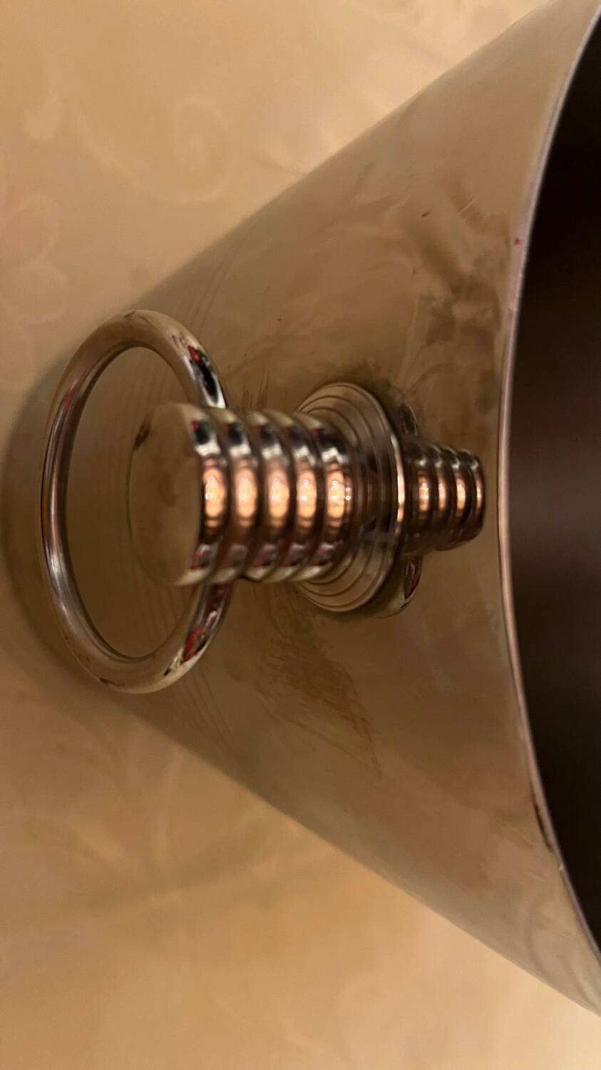 Vintage stainless steel ice bucket