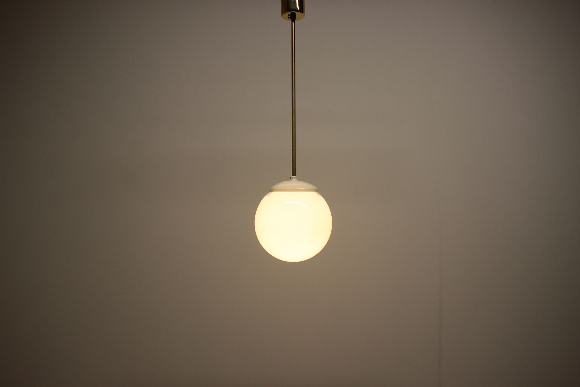 Mid-century glass pendant, 1970's