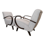 Armchairs by Jindrich Halabala, 1940s, Set of 2