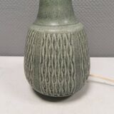 Large and beautiful table lamp in grey-green ceramic by Einar Johansen (EJ) 1970-80s.