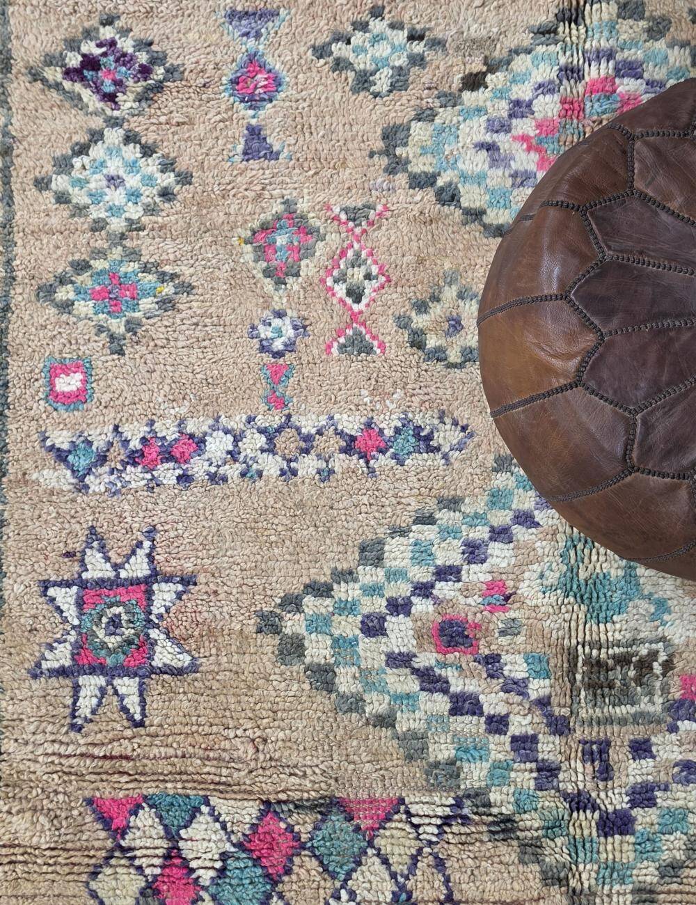 Vintage Berber Carpet Boujad - 320 x 184 cm
